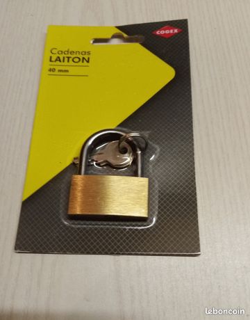 Cadenas en Laiton de 40mm, AAE, dans son Emballage