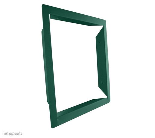 Cadre d'encastrement vert boîte aux lettres Home