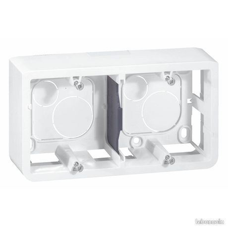 Cadre Mosaic Legrand 4 Modules Blanc