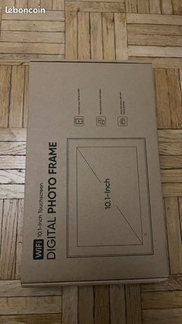 Cadre Photo numérique 101 Pouces WiFi IPS HD écran Tactile Smart Cloud Cadre Photo Auto-Rotation Configuration Facile pour Partager des Photos ou des vidéos à Distance