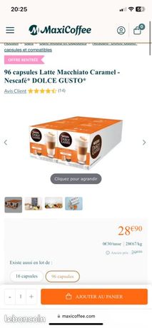 Café latte caramel