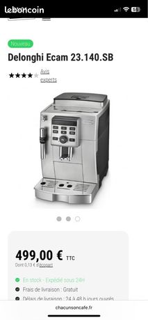 Cafetière Delonghi ECAM 23