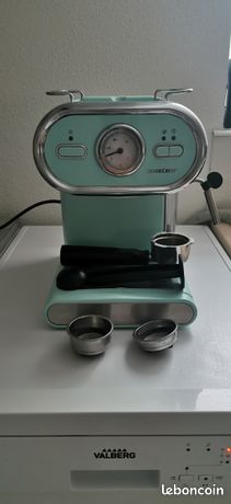 Cafetière silvercrest vintage bleu