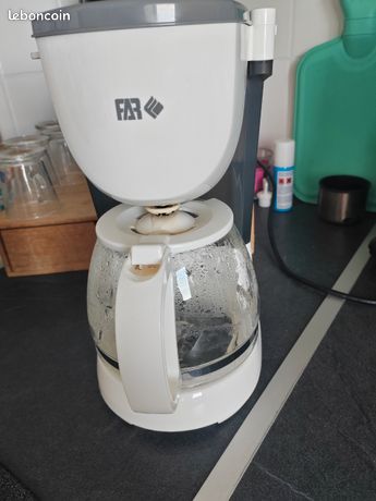 Cafetière far blanche et grise
