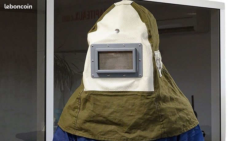 Cagoule de Sablage Dragon Décapage Protection Complète Confort & Sécurité Pro