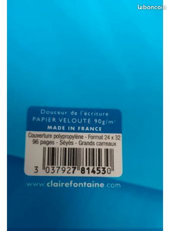 Cahier Clairefontaine