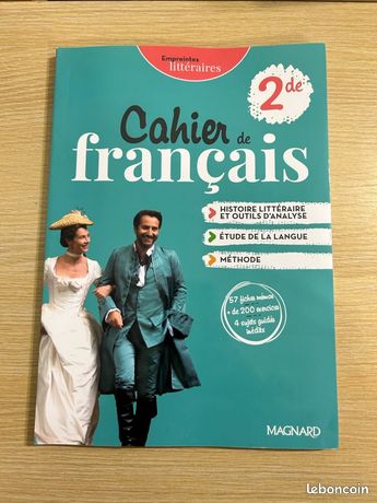 Cahier vert de français 2nde