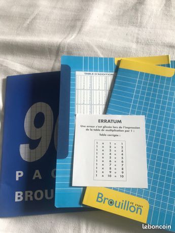 Cahiers de brouillon