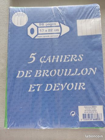 Cahiers de brouillon