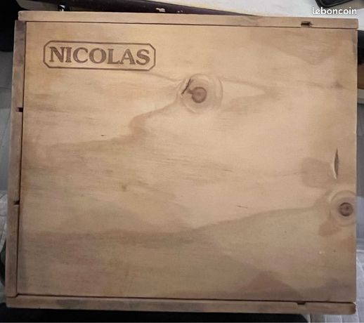 Caisse à vin Nicolas 3 bouteilles