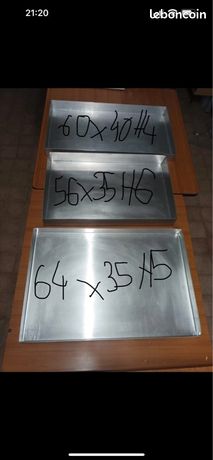 Caisse génoise ou plat aluminium