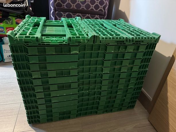 Caisse verte différentes tailles