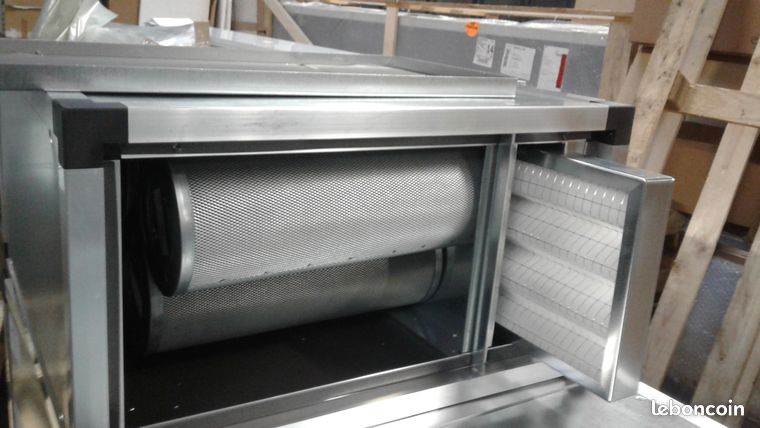 Caisson à charbon actif NEUF, filtre anti-odeurs pour HOTTE de cuisine pro et restaurant - Livraison EXPRESS France entière