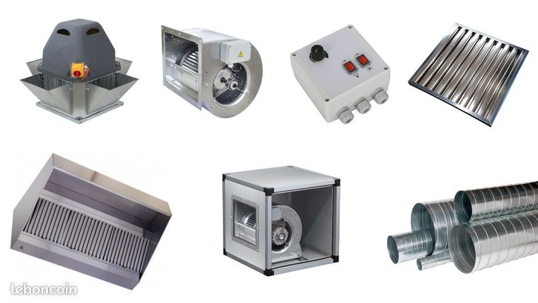 Caisson extraction charbon filtre anti-odeur