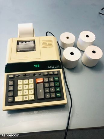 Calculatrice à rouleaux