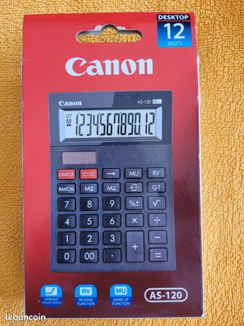 Calculatrice Canon AS 120 sur Corbie