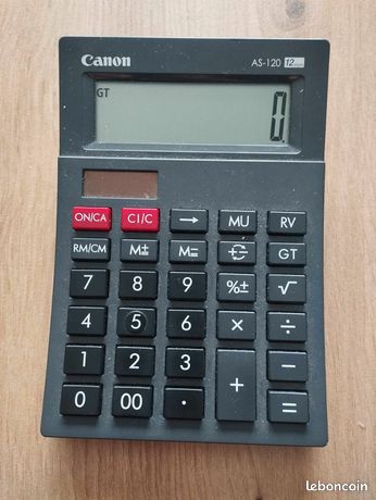 Calculatrice Canon AS120