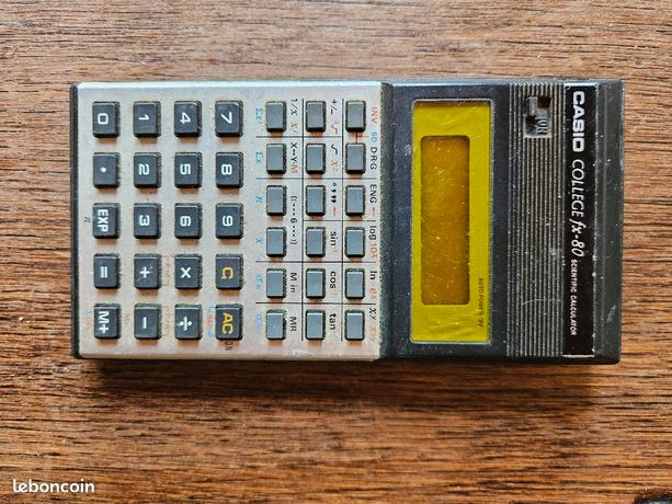 Calculatrice casio fx 80