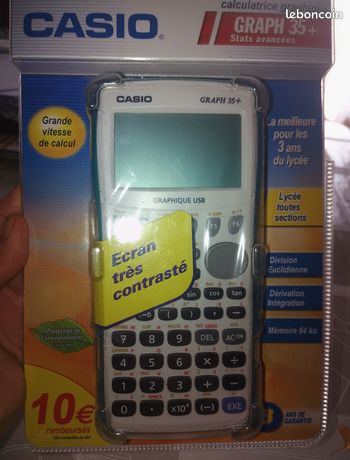 Calculatrice casio graph