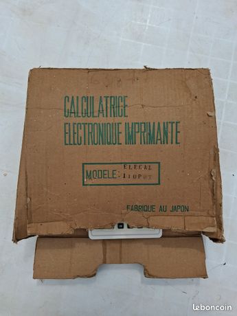 Calculatrice électronique imprimante vintage
