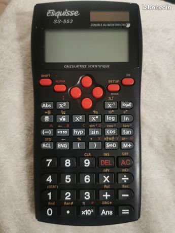 Calculatrice esquisse ss-553