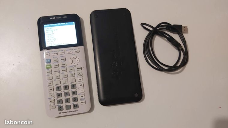 Calculatrice Texas Instruments Ti 83 Premium CE possible