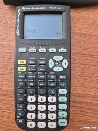 Calculatrice Texas instruments