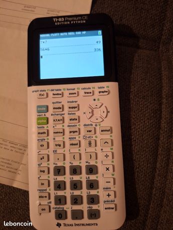 Calculatrice Texas instruments