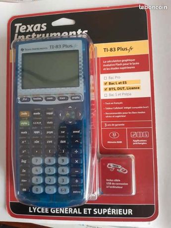 Calculatrice TI 83 PLUS