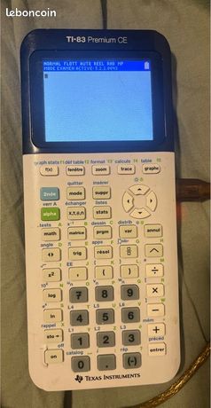Calculatrice TI-83 premium CE