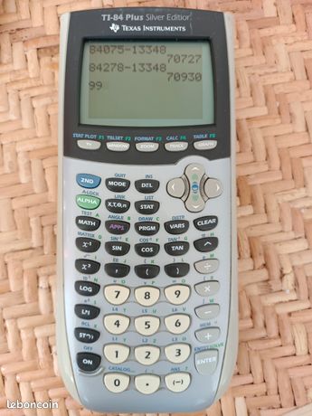 Calculatrice TI-84 plus silver edition
