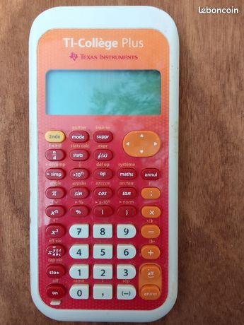 Calculatrice TI collège plus Texas instruments
