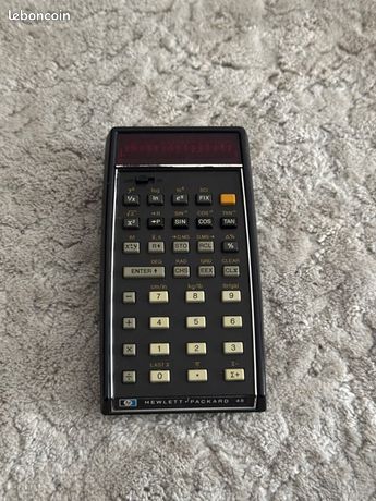 Calculatrice vintage Hewlett Packard hp45 hp 45