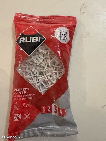Cales croisillons carrelage RUBI 2 mm