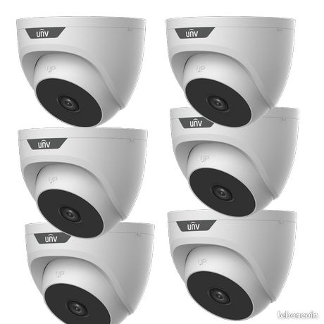 Caméra à tourelle analogique Uniview 2 avec portée IR 20 m et DWDR