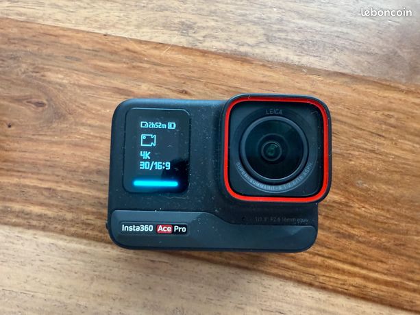 📷 Caméra d’action Insta360 Ace Pro (version 1) – Pack complet + Caisson plongée