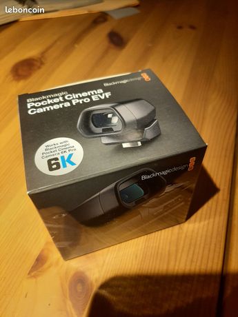 Camera pro EVF viseur Neuf Blackmagic pocket 4K ou 6K