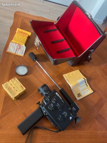 Caméra super 8 Sankyo XL-420 avec micro SMU-233