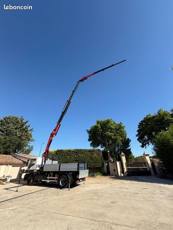 Camion Iveco + grue Palfinger pk 18502 SH pk 18502 SH