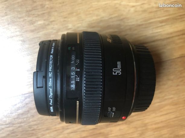 Canon EF 50mm f.1,4 Mark I + boîte