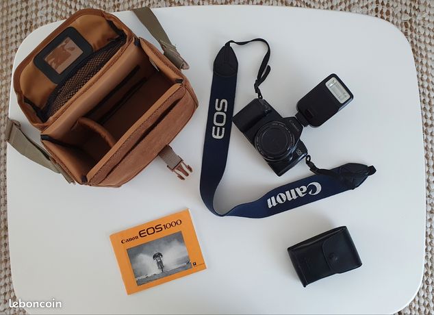 Canon EOS 1000 avec objectif Canon 35-80mm f/4-5.6