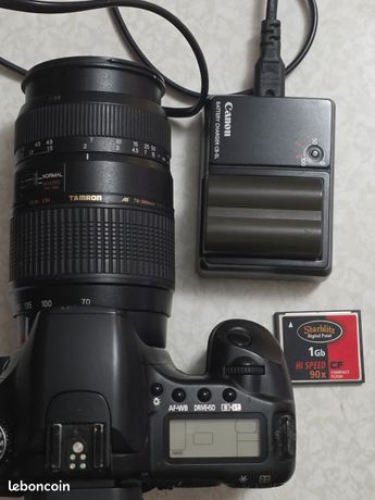 Canon eos 30d avec objectif tamron