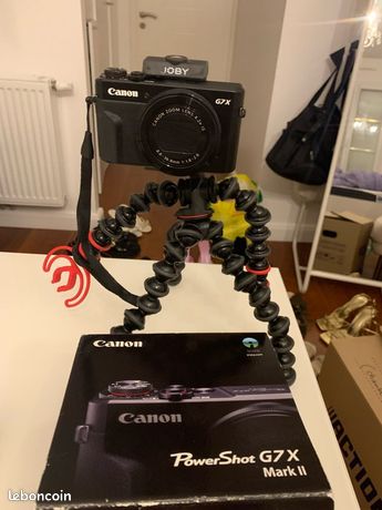 Canon G7X Mark || avec trépied