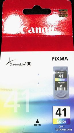 Canon PIXMA ENCRE cartouche originale en boite neuf numéro 41