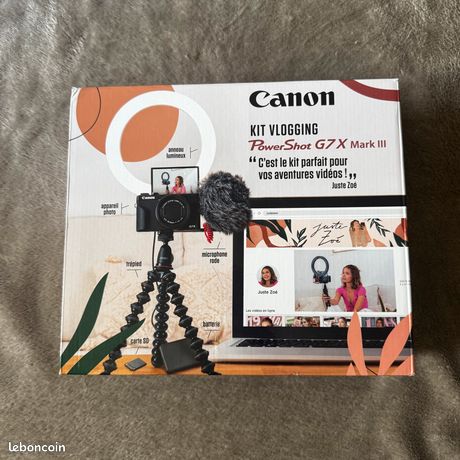 Canon powershot G7x mark III KIT VLOG
