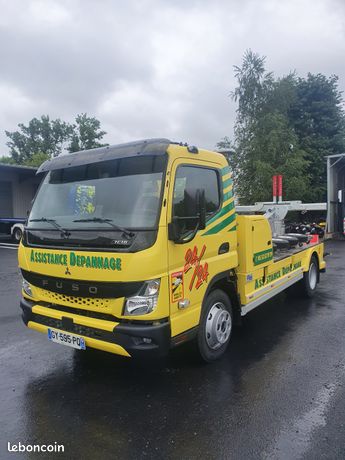 Canter fuso depanneuse panier 7.5t