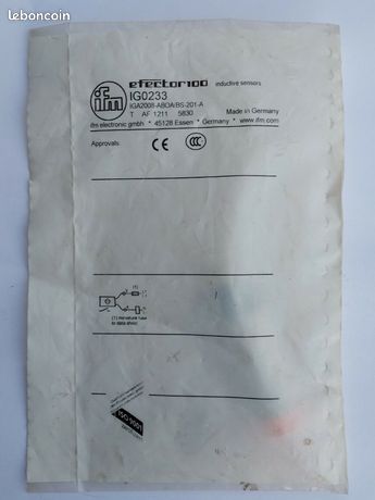 Capteur Inductif IFM IG0233