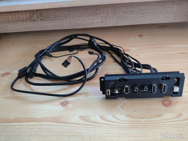 Carbide 500R Case Front I/O Panel All cables and connectors
