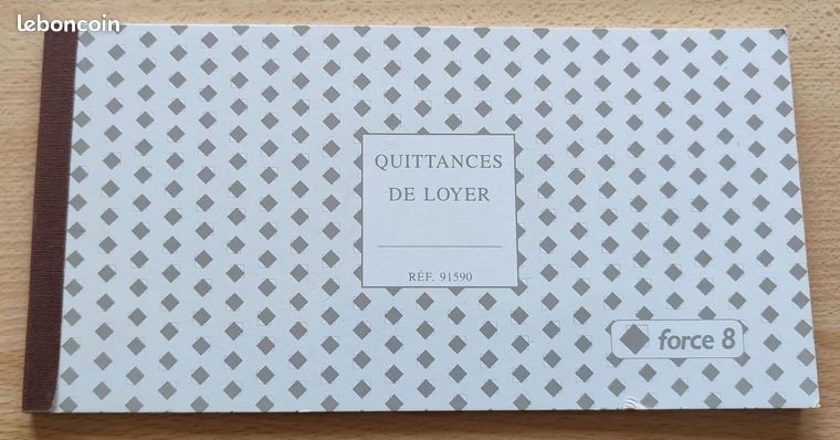 Carnet de quittances de loyers