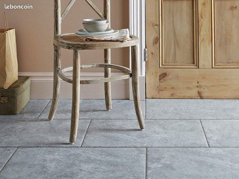 Carrelage 40x60 imitation travertin gris